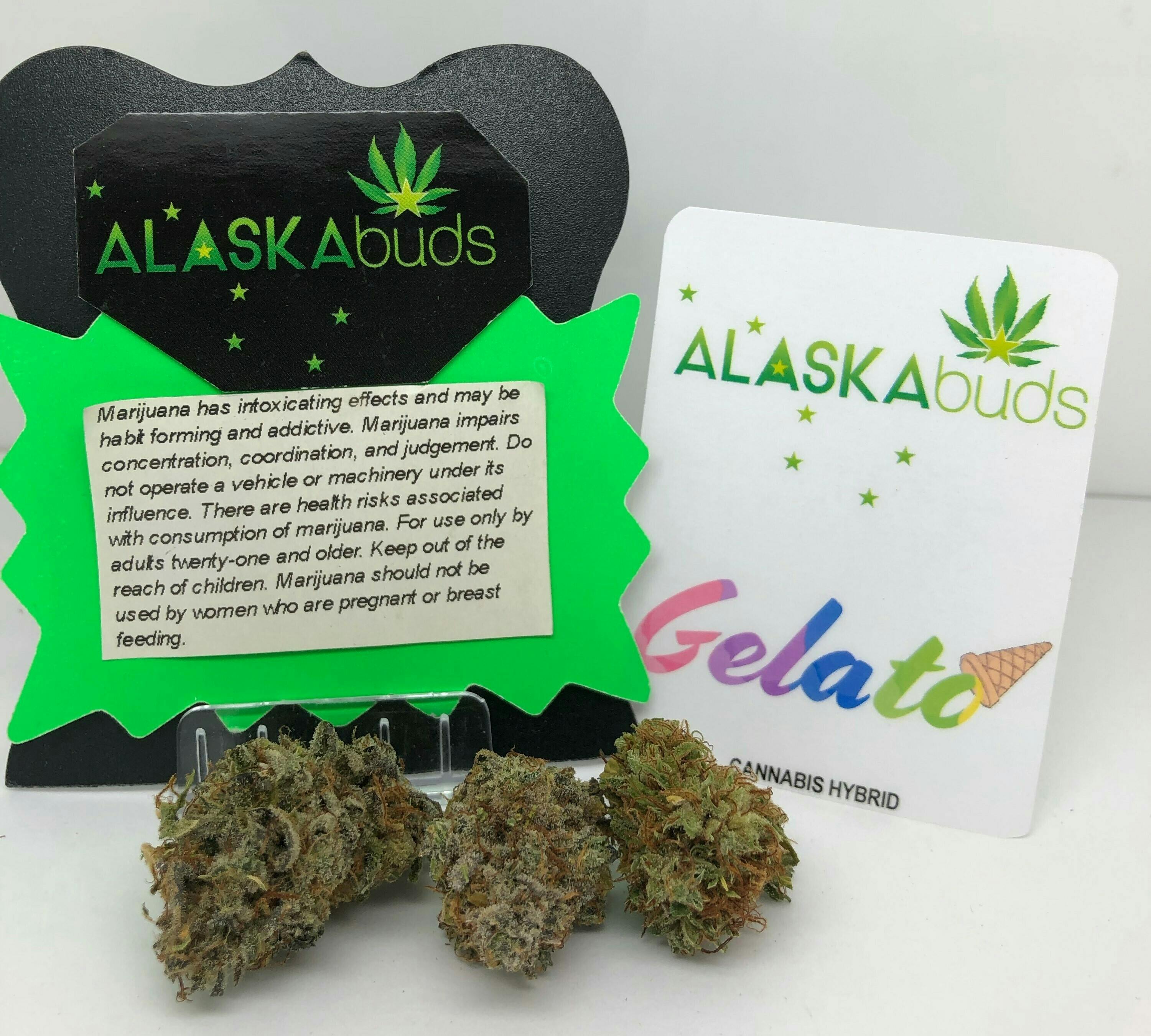 Gelato 1G Flower 15.31% THC from ALASKAbuds