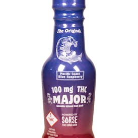 Pacific Coast Blue Raspberry (H) - 100mg Drink - Major