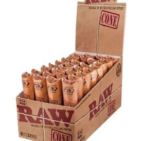 1 1/4" - Classic 6pk Cones - Raw