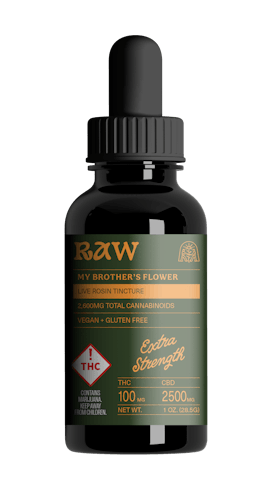 Raw Extra Strength (25:1 CBD:THC) - 100mg Rosin Tincture - MBF