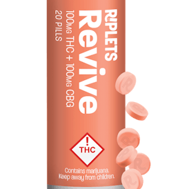 Revive (H) - (1:1 THC:CBG) - 100mg Tablets - Riplets