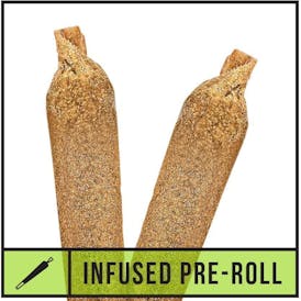 Banana Kush x OG Kush (I) - 1g Live Resin Infused Pre-Roll - Natty Rems