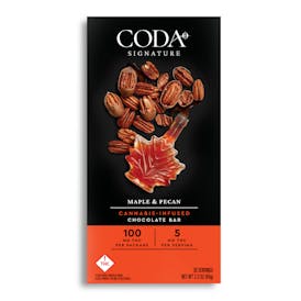 Maple & Pecan (H) - 100mg Chocolate Bar - Coda