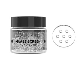 Honeycomb Glass Screen - White Rino