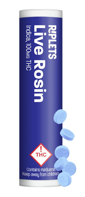 Indica (I) - 100mg Live Rosin Tablets - Riplets