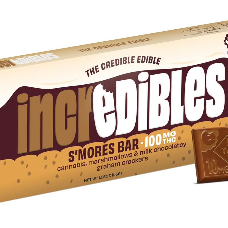 S'Mores (H) - 100mg Chocolate Bar - Incredibles