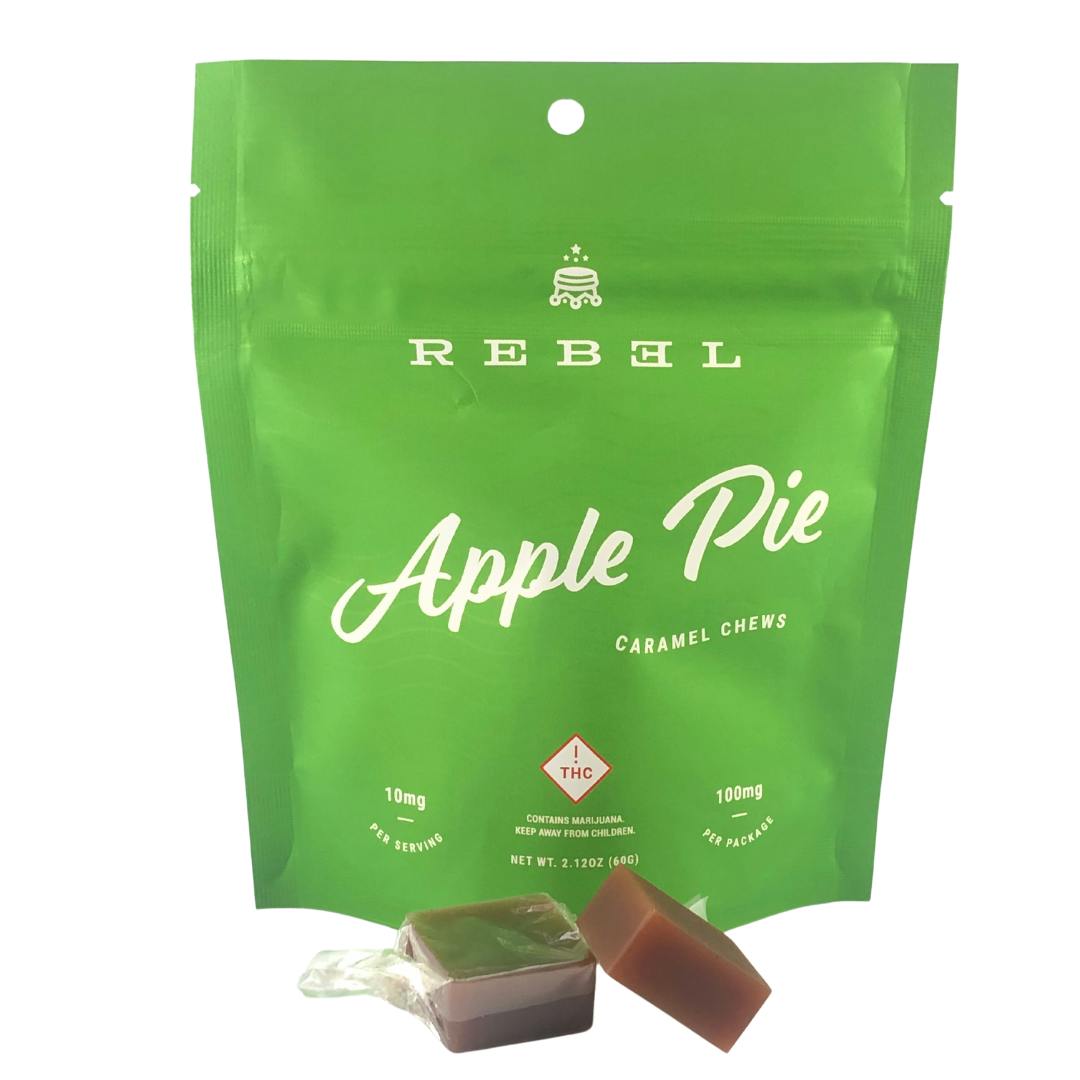 Apple Pie (H) - 100mg Caramels - Rebel