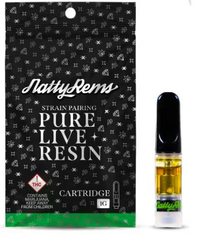 Jungle Cake X Major Tom (H) - 1g Black Tip Live Cartridge - Natty Rems