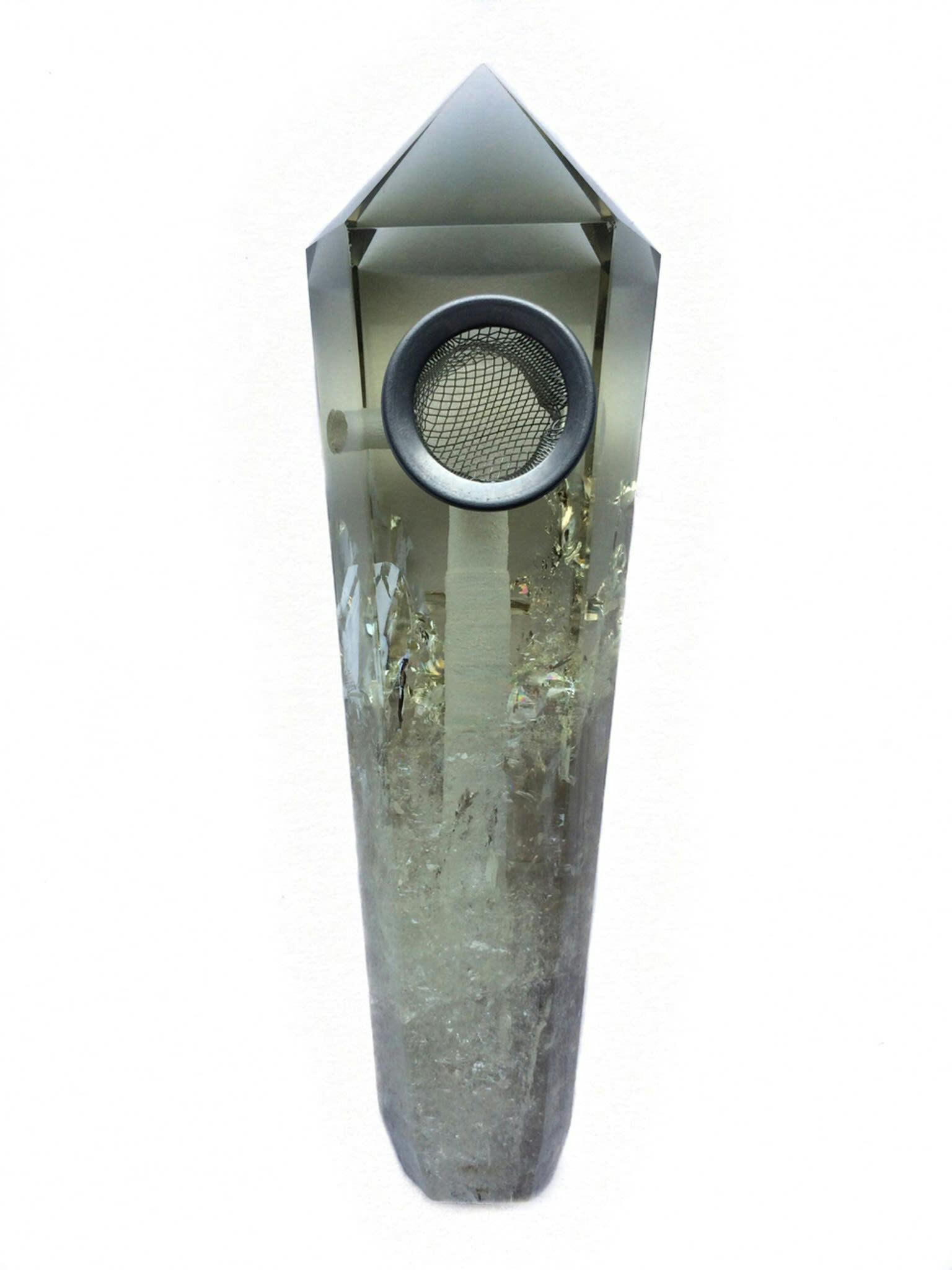 Bey - Citrine Crystal Pipe