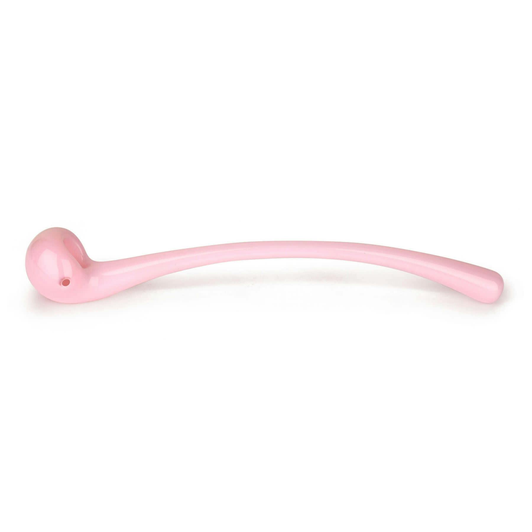 Red Eye Glass 12" Gandalf Hand Pipe - Pink