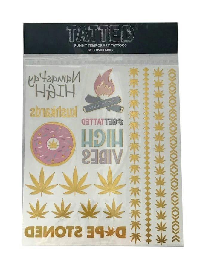KushKards - Tatted - Punny Temporay Tattoos