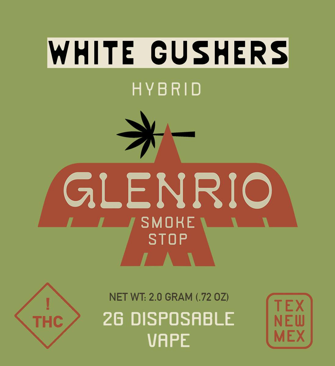 Glenrio 2g Disposable l White Gushers (hybrid)