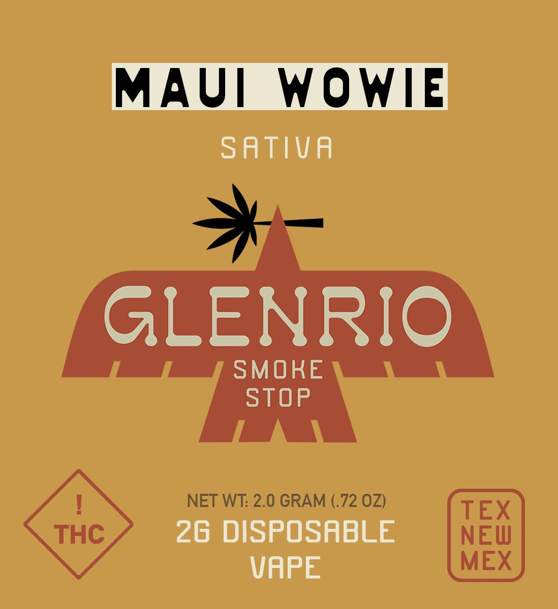 Glenrio 2g Disposable l Maui Wowie (sativa)