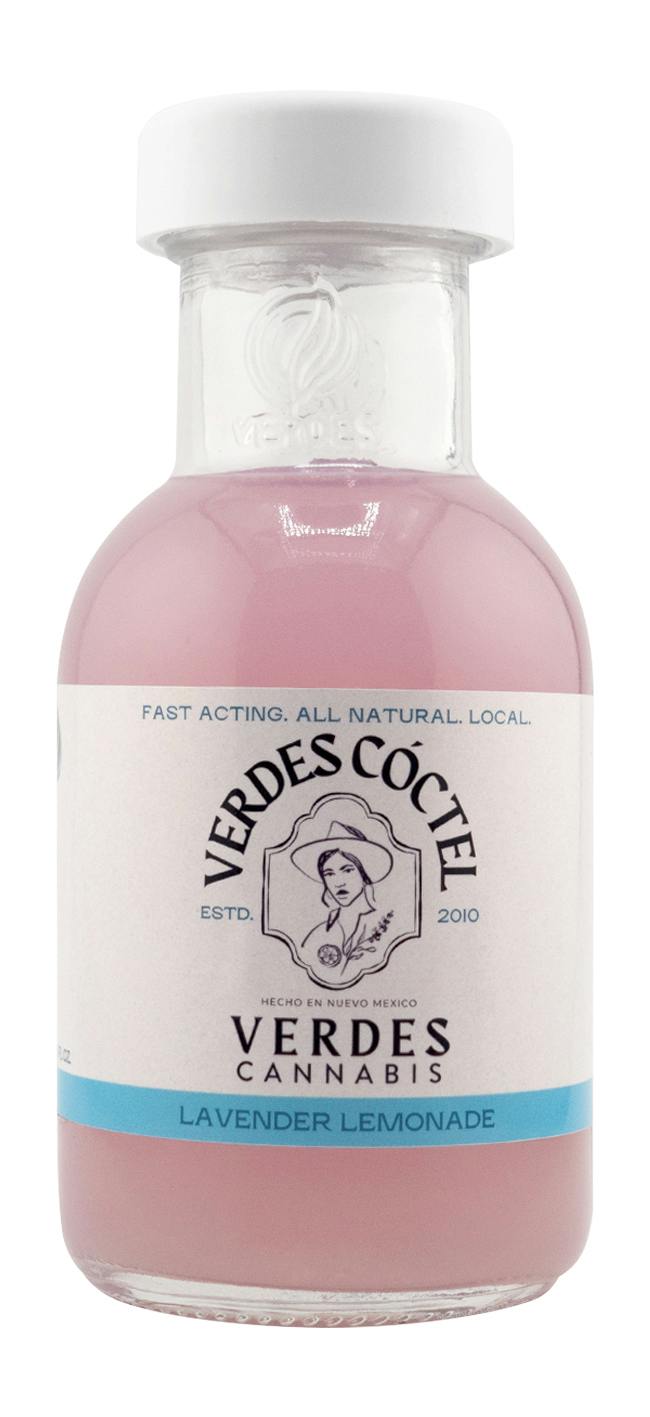 Verdes Fast-Acting 20mg Beverage: Lavender Lemonade (2:1 thc/cbn, indica) at Glenrio Smoke Stop