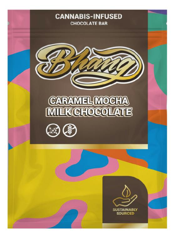 Bhang Chocolate Ratio Bar l Dark Caramel (hybrid, 100 thc / 100 cbd) at Glenrio Smoke Stop