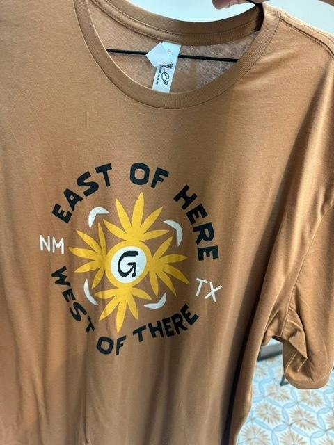 Glenrio Shirt - "East of Here" - Brown - MEDIUM