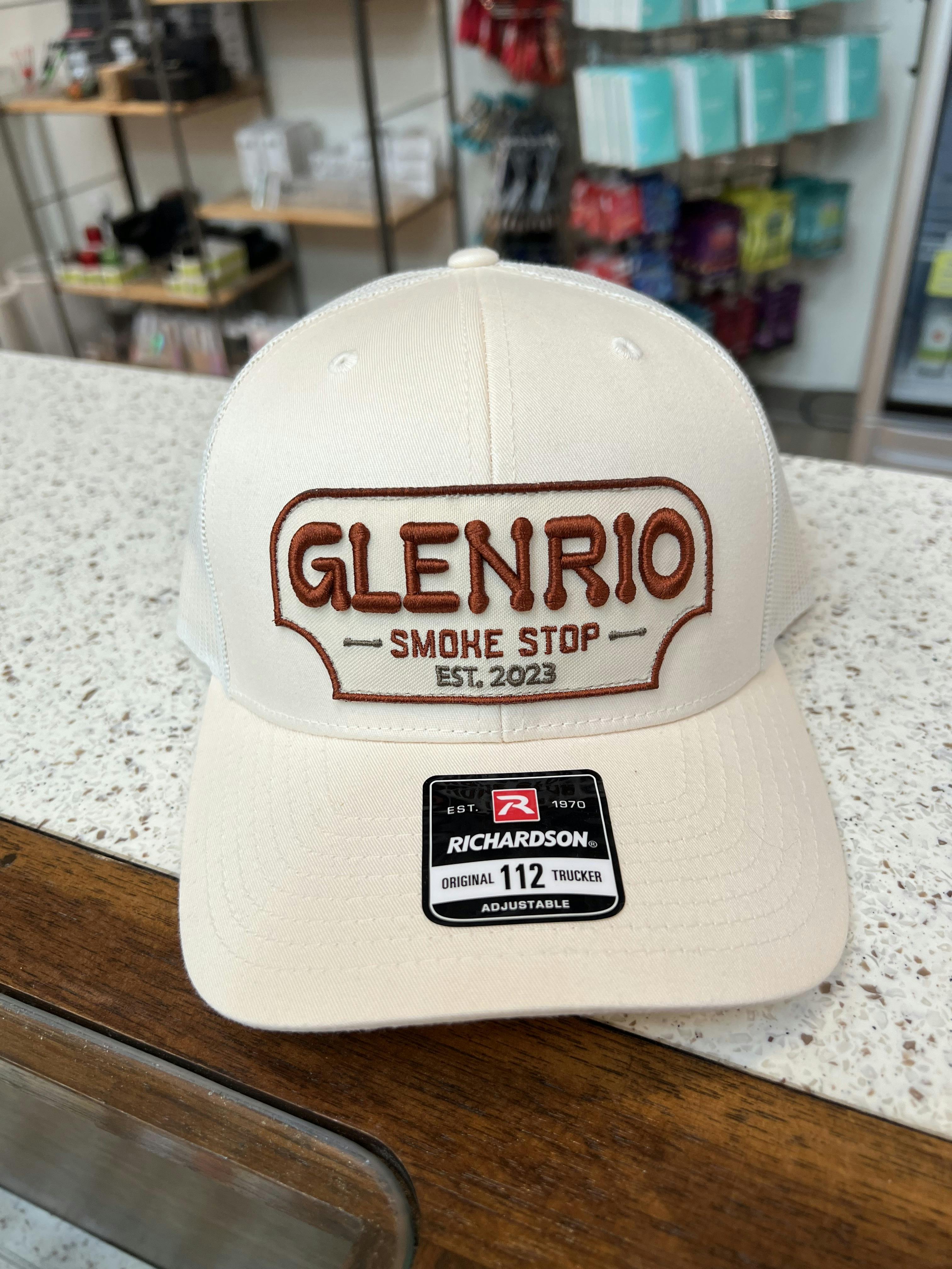 Glenrio Cream Mesh Hat - Puffy Letter Patch
