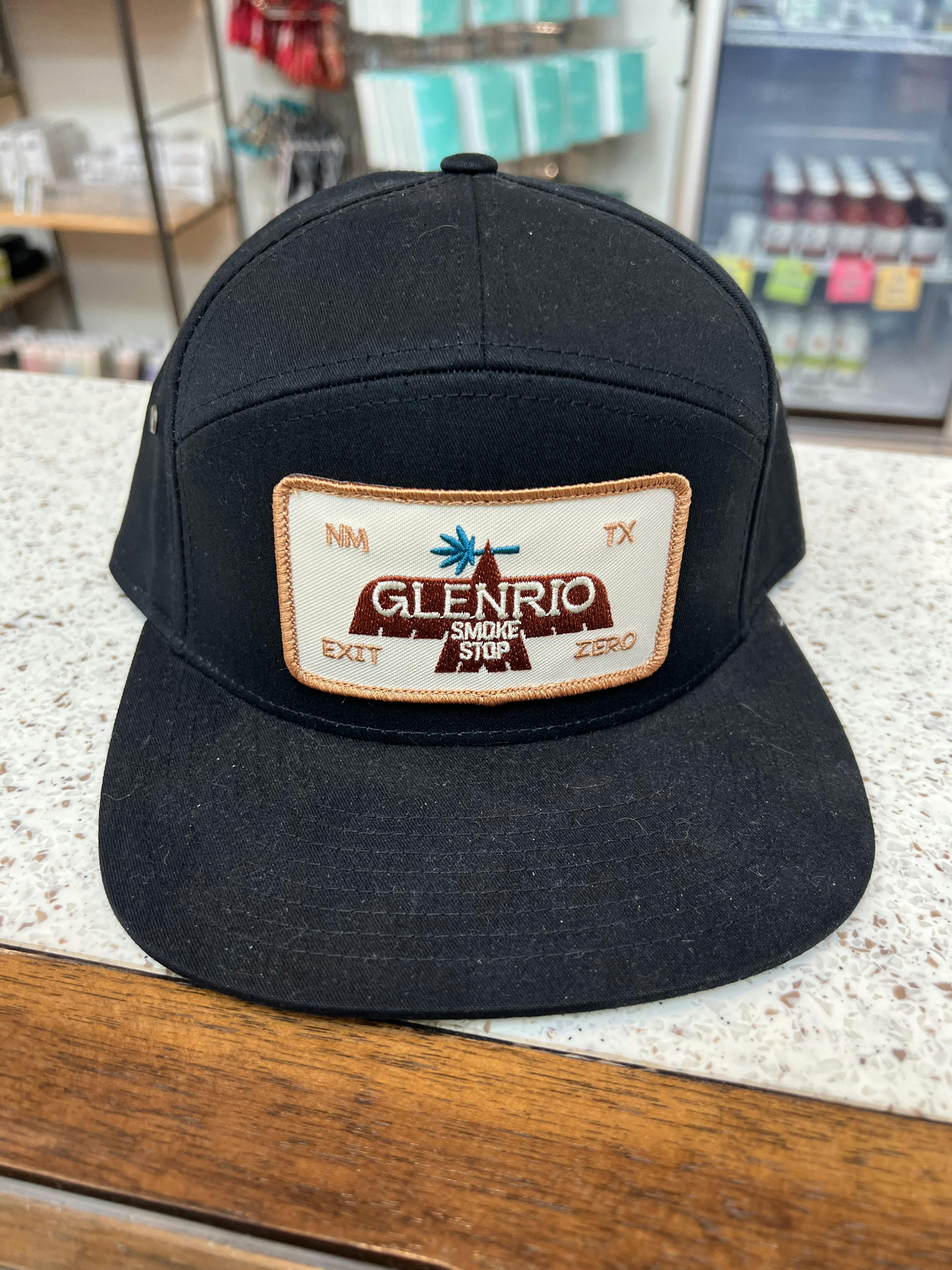 Glenrio Solid Black Hat - Bird Patch