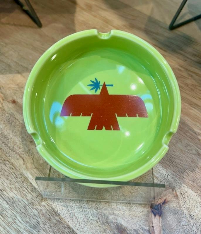 Glenrio Ashtray - Bird - Green at Glenrio Smoke Stop