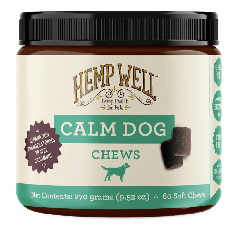 Hemp Well Calm Soft Chews for Dogs (60 Pack)