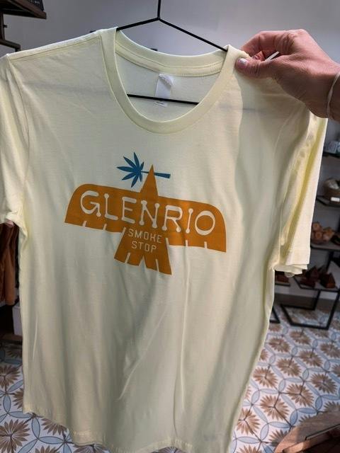 Glenrio Shirt - "Glenrio Bird" - Yellow MEDIUM