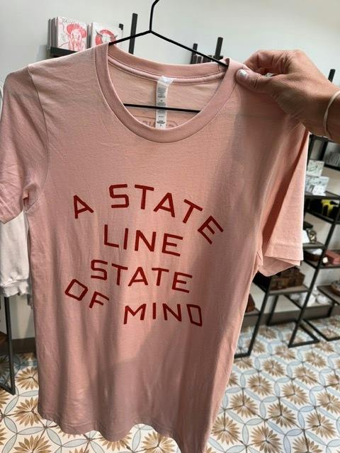 Glenrio Shirt - "State of Mind" - Pink MEDIUM