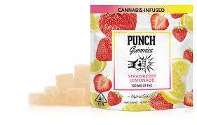 Punch Edibles & Extracts - Strawberry Lemonade - 100mg - Gummy