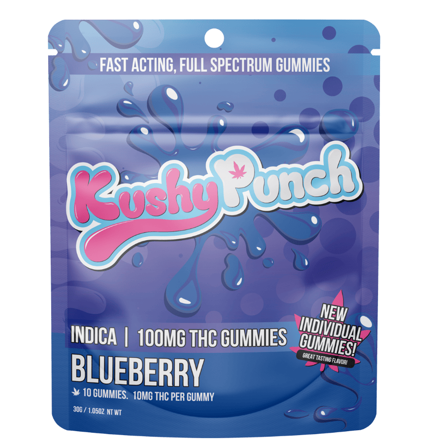 Kushy Punch: Indica Blueberry - 100MG