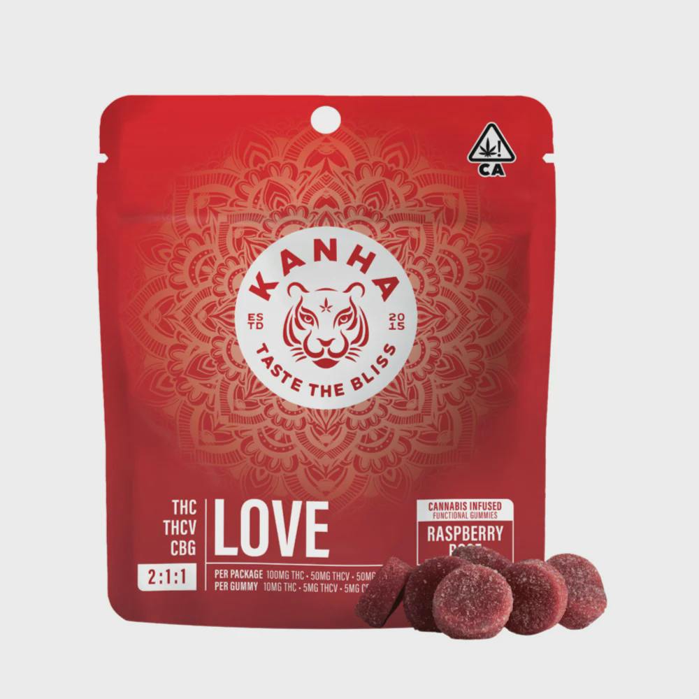 Kanha - Raspberry: Raspberry Rose - 2:1:1 THC:THCV:CBG