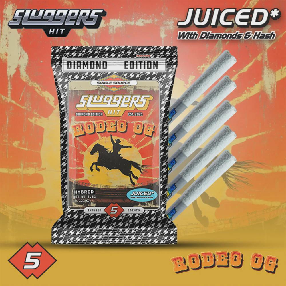Sluggers Hit - Rodeo OG - 3.5G - Infused Pre Roll Pack