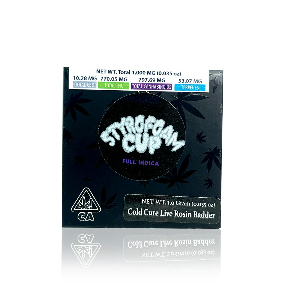 Team Elite Genetics - Styrofoam Cup - 1G - Live Rosin Badder