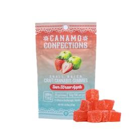 Canamo Gummies 100mg - Sour StrawApple