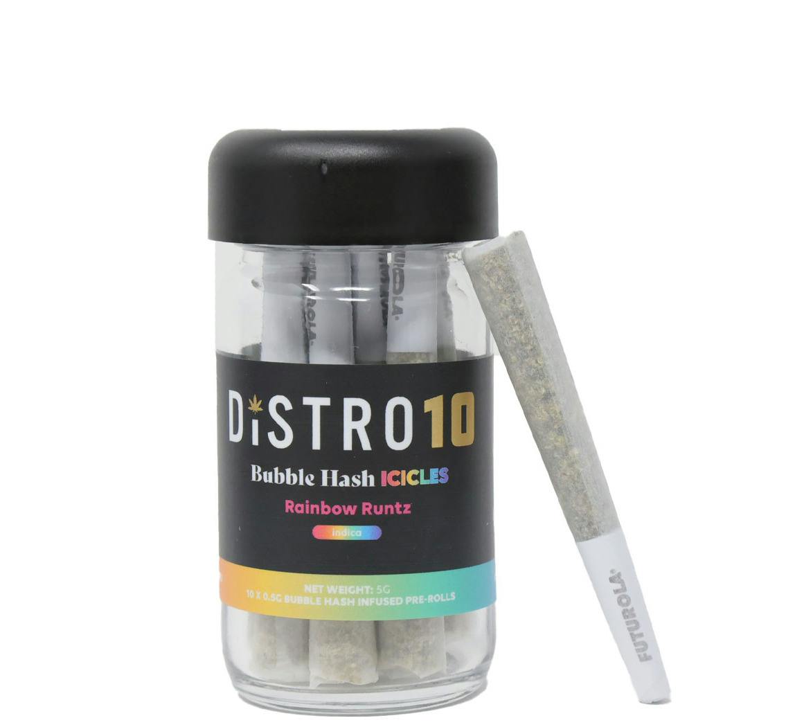 Rainbow Runtz Bubble Hash Infused Pre-Roll 10-Pack