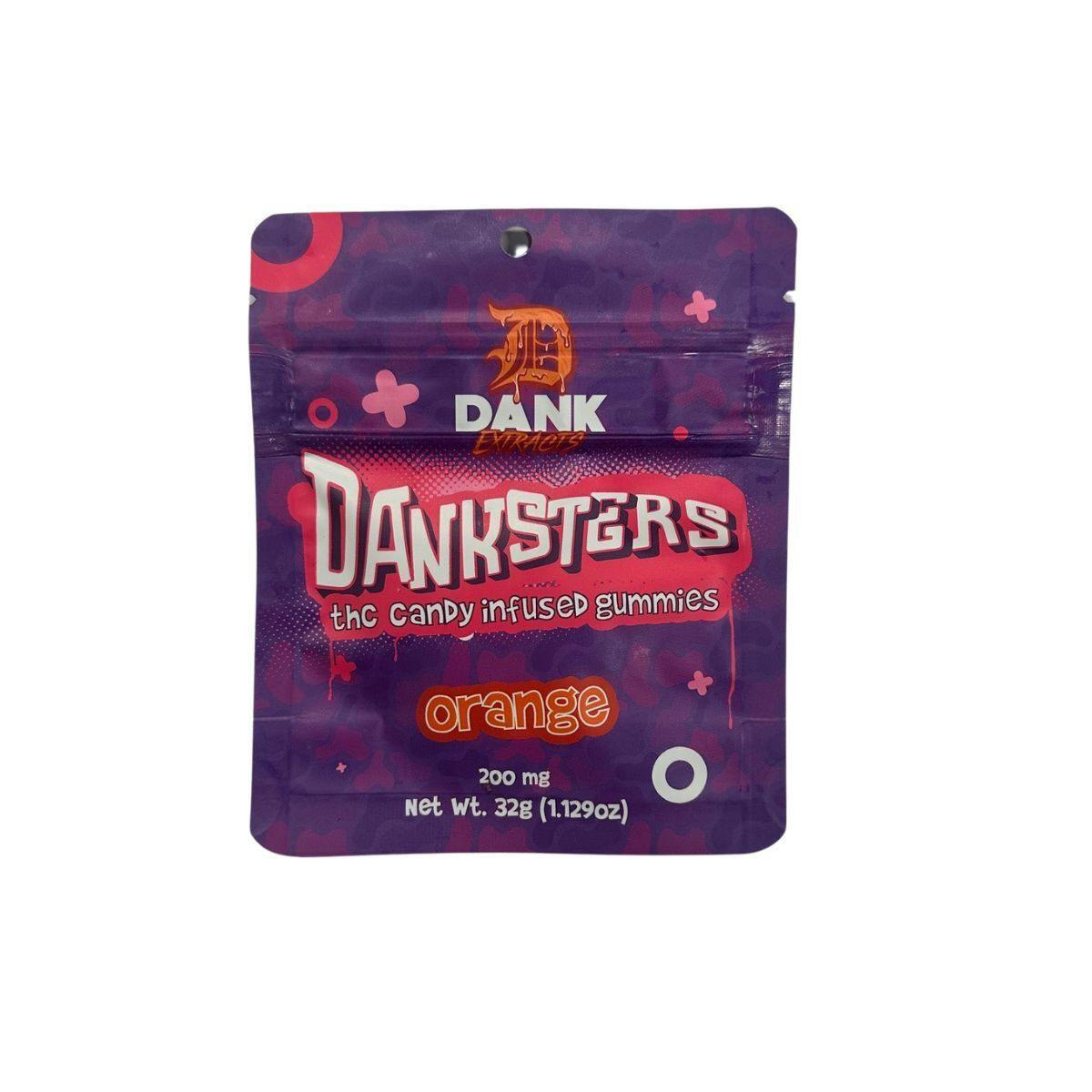Orange Danksters Crunch Gummies