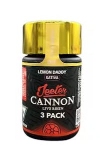 Lemon Daddy Jeeter Live Resin Infused Pre-Roll 3-pack