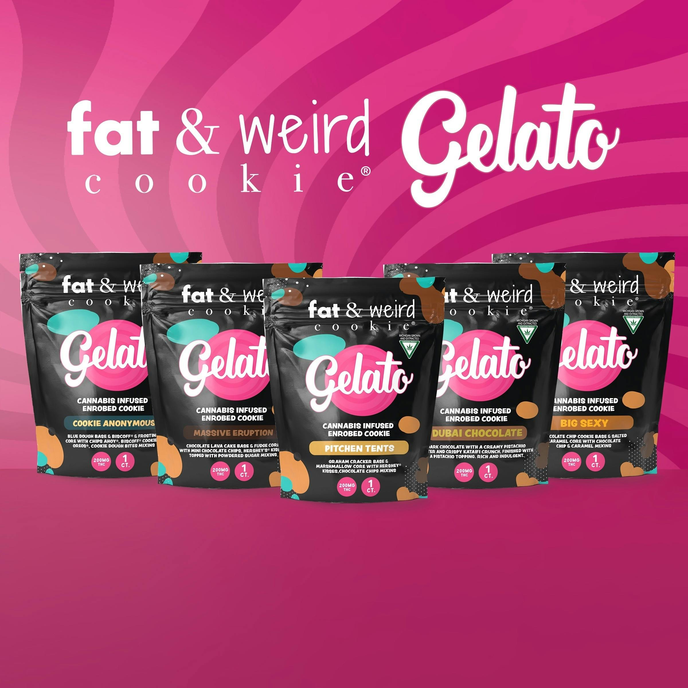 Gelato x Fat & Weird Cookie | 200mg Cookie | Cookie Anonymous
