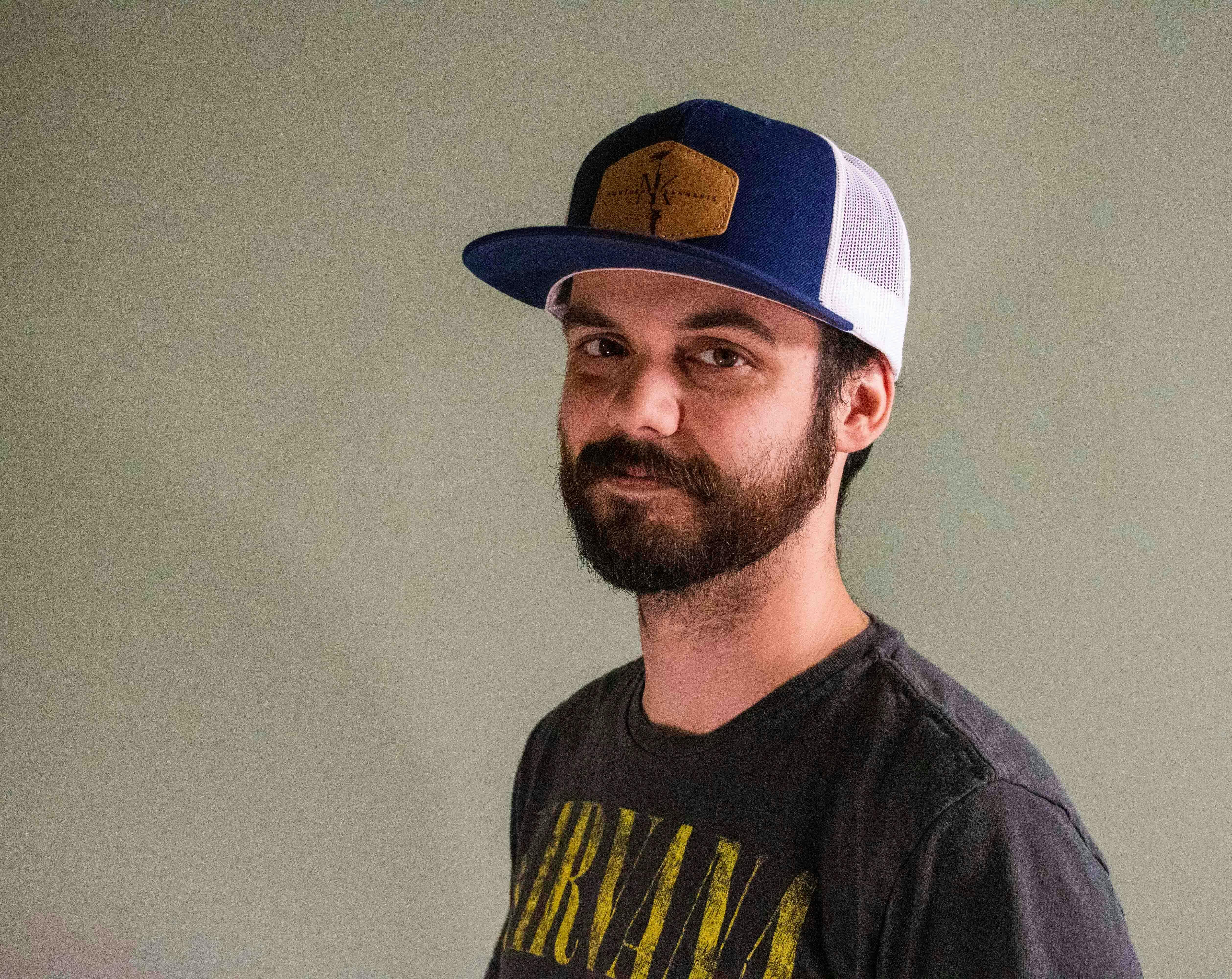 Flat bill I Plant Logo I Navy/White