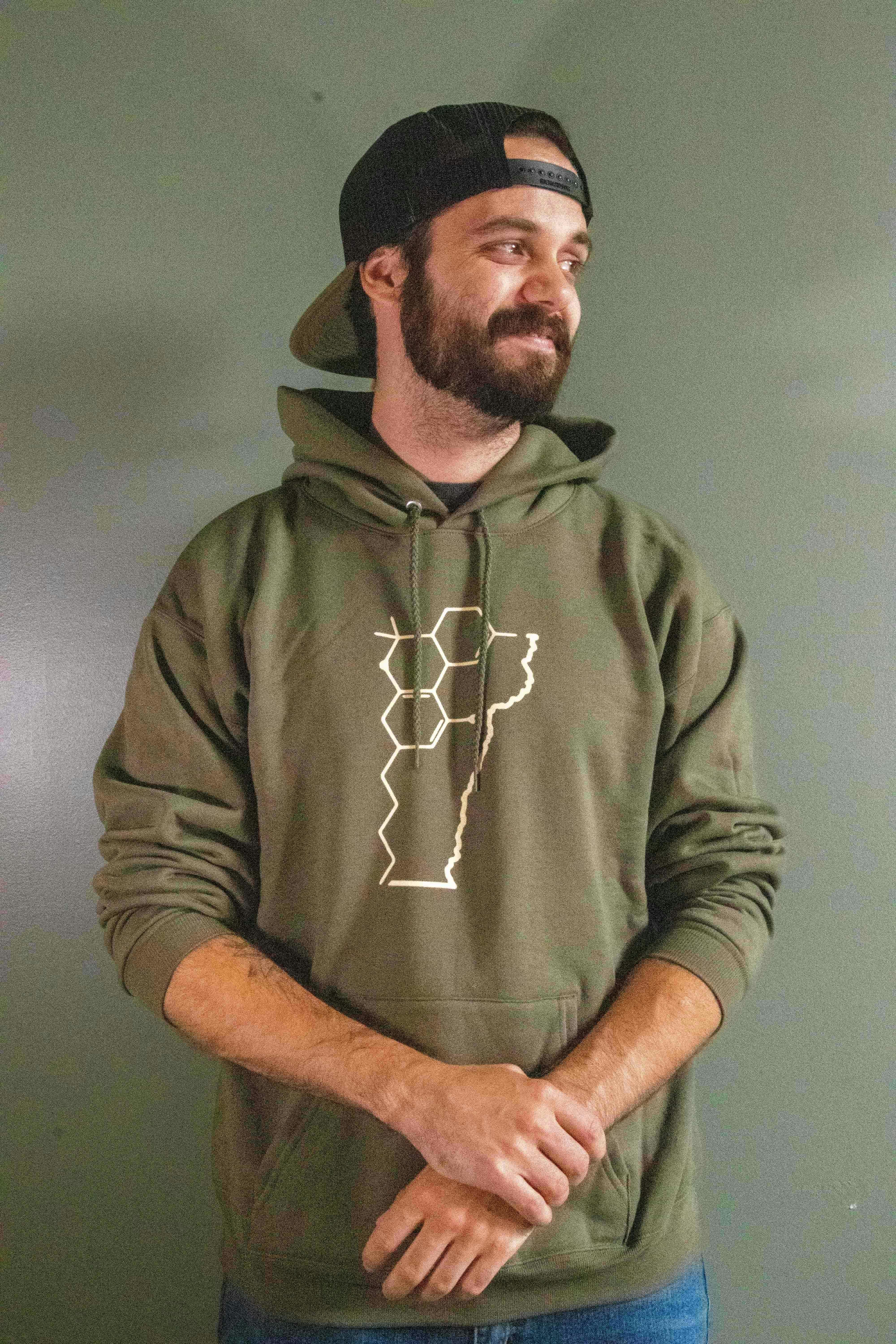 Green THC Sweatshirt - Large