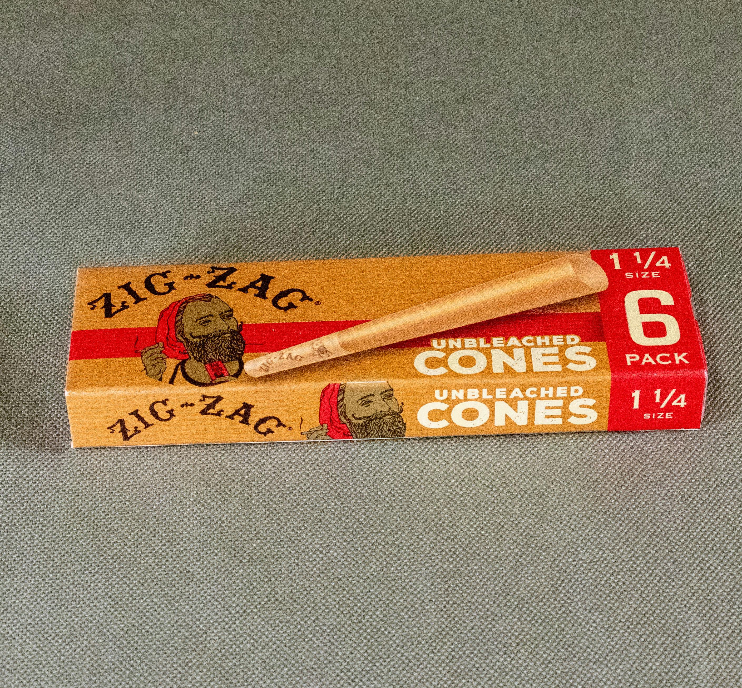 RCD | Zig-Zag Unbleached Cones 1 1/4 at Northeast Kannabis