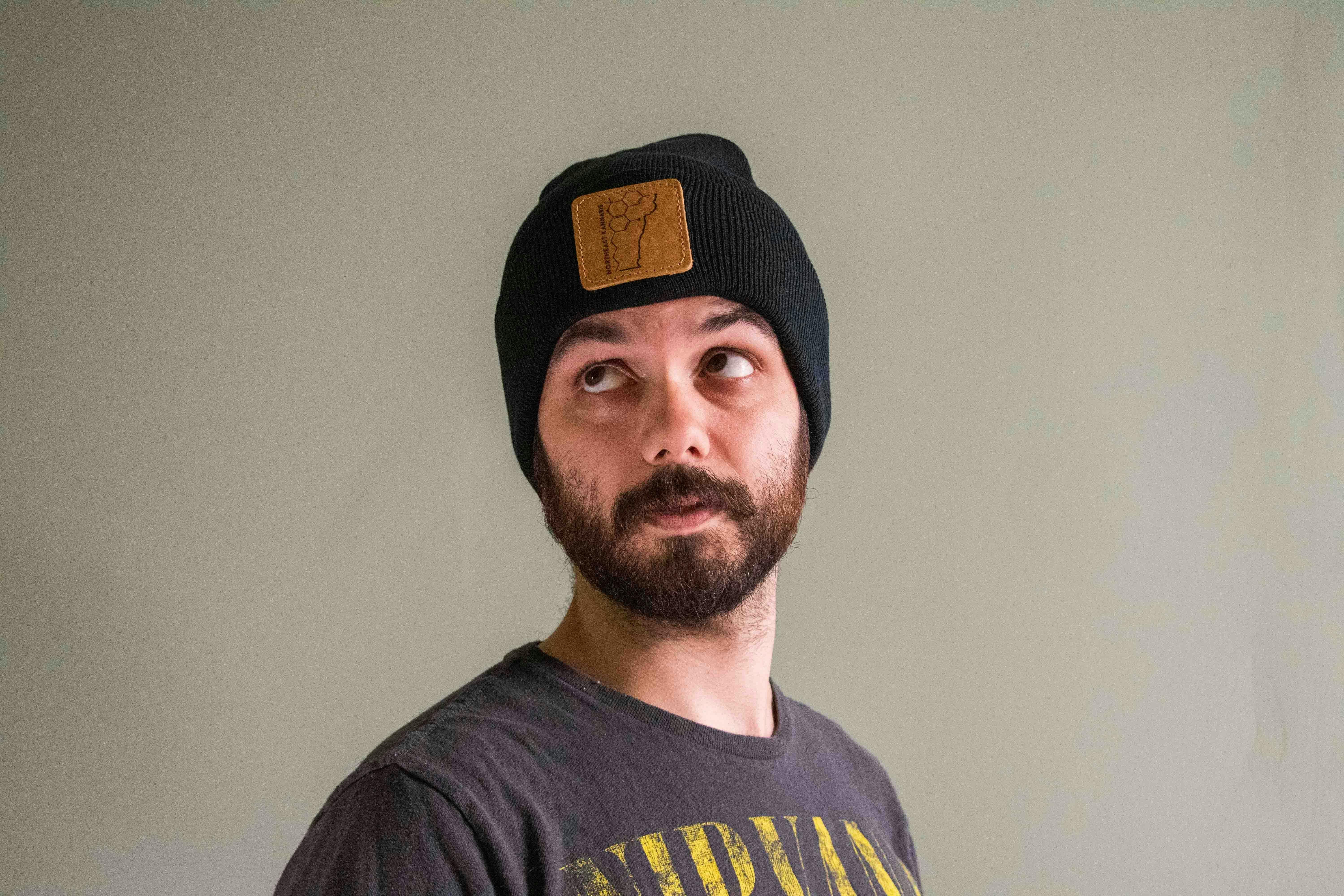 Black Beanie THC VT Logo