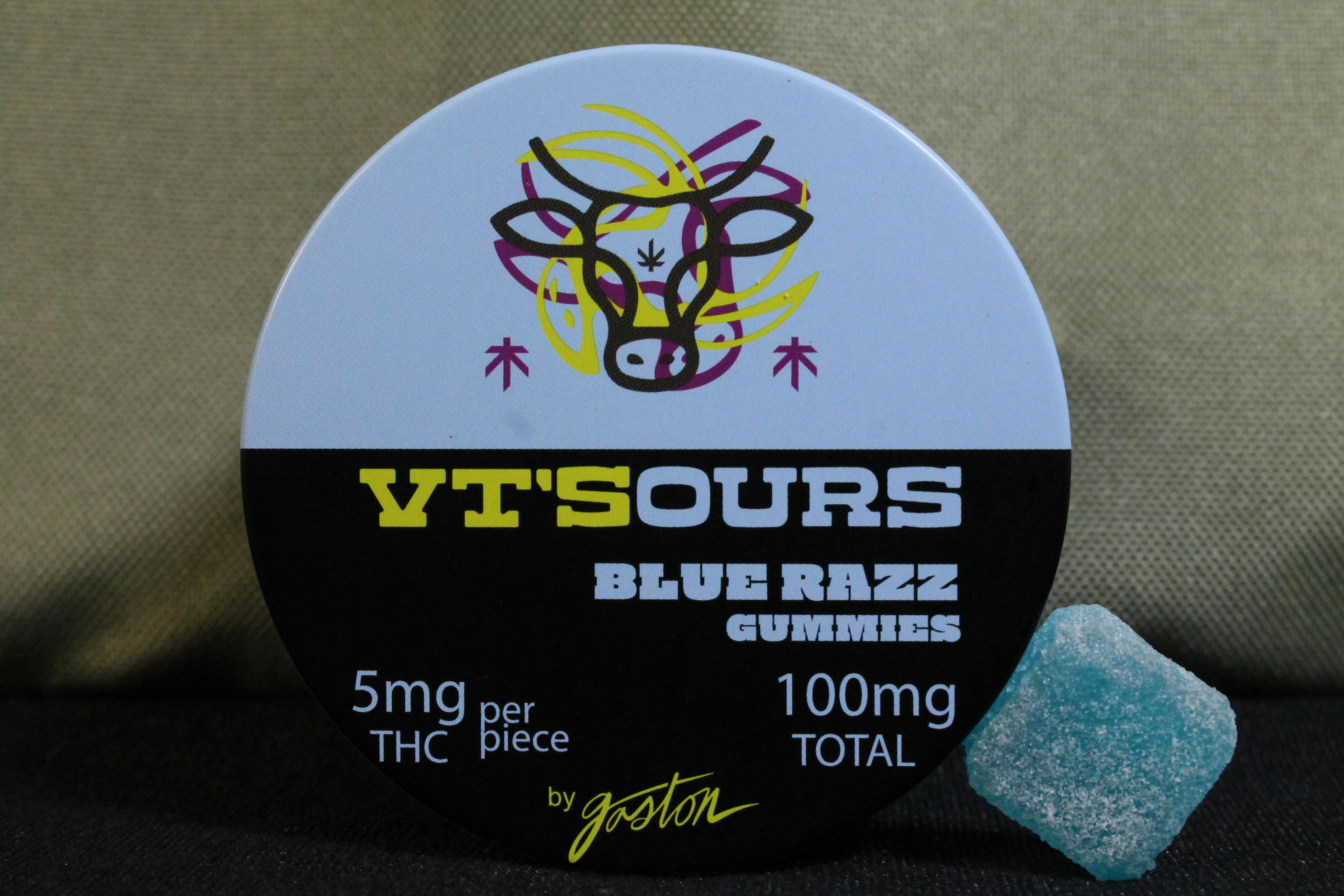 Gaston I Sour Blue Razz Gummies at Northeast Kannabis