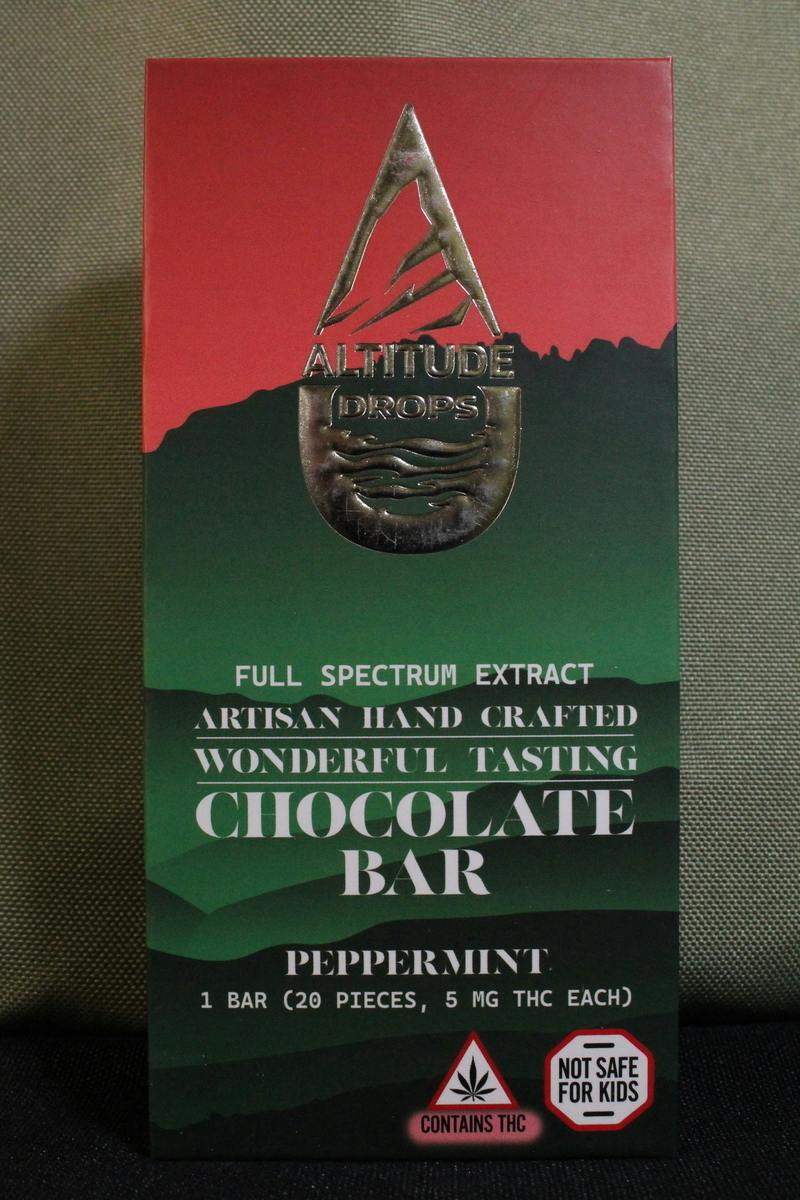100mg THC Full Spectrum Peppermint Chocolate Bar at Northeast Kannabis
