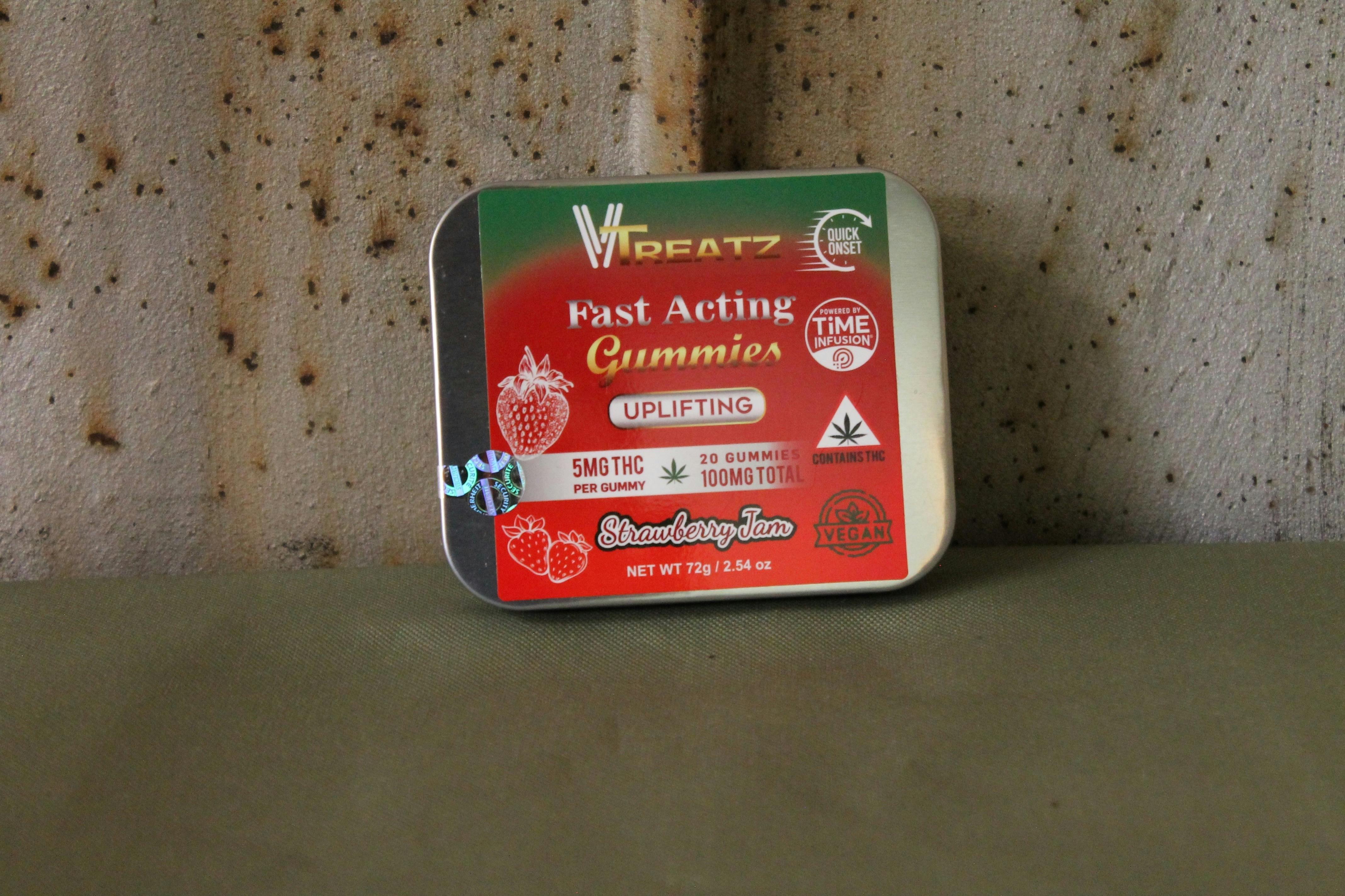 Vtreatz | Strawberry Jam Gummies (Fast Acting) at Northeast Kannabis