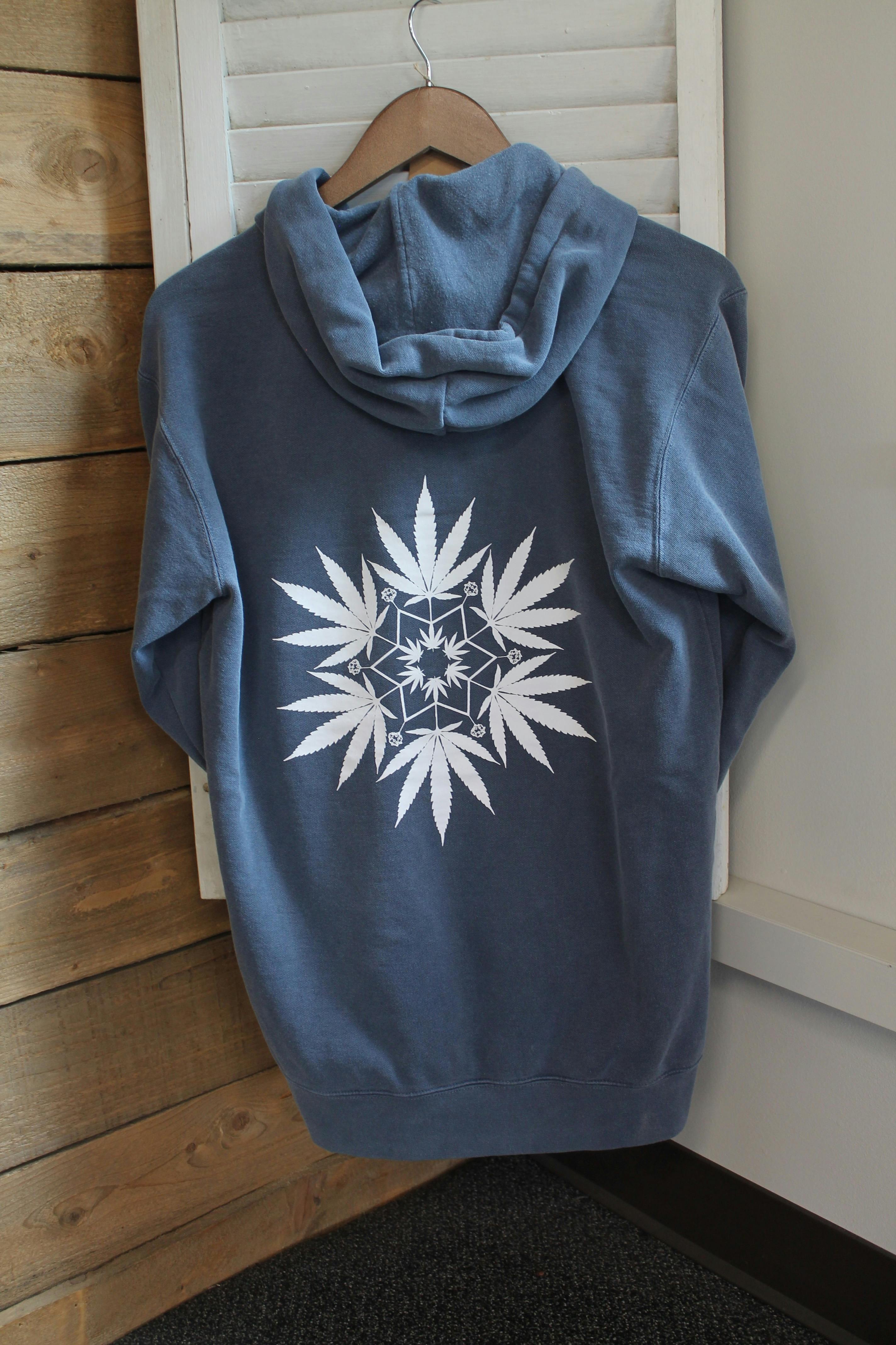 Northeast Kannabis | Hooded Pullover | Denim | XL