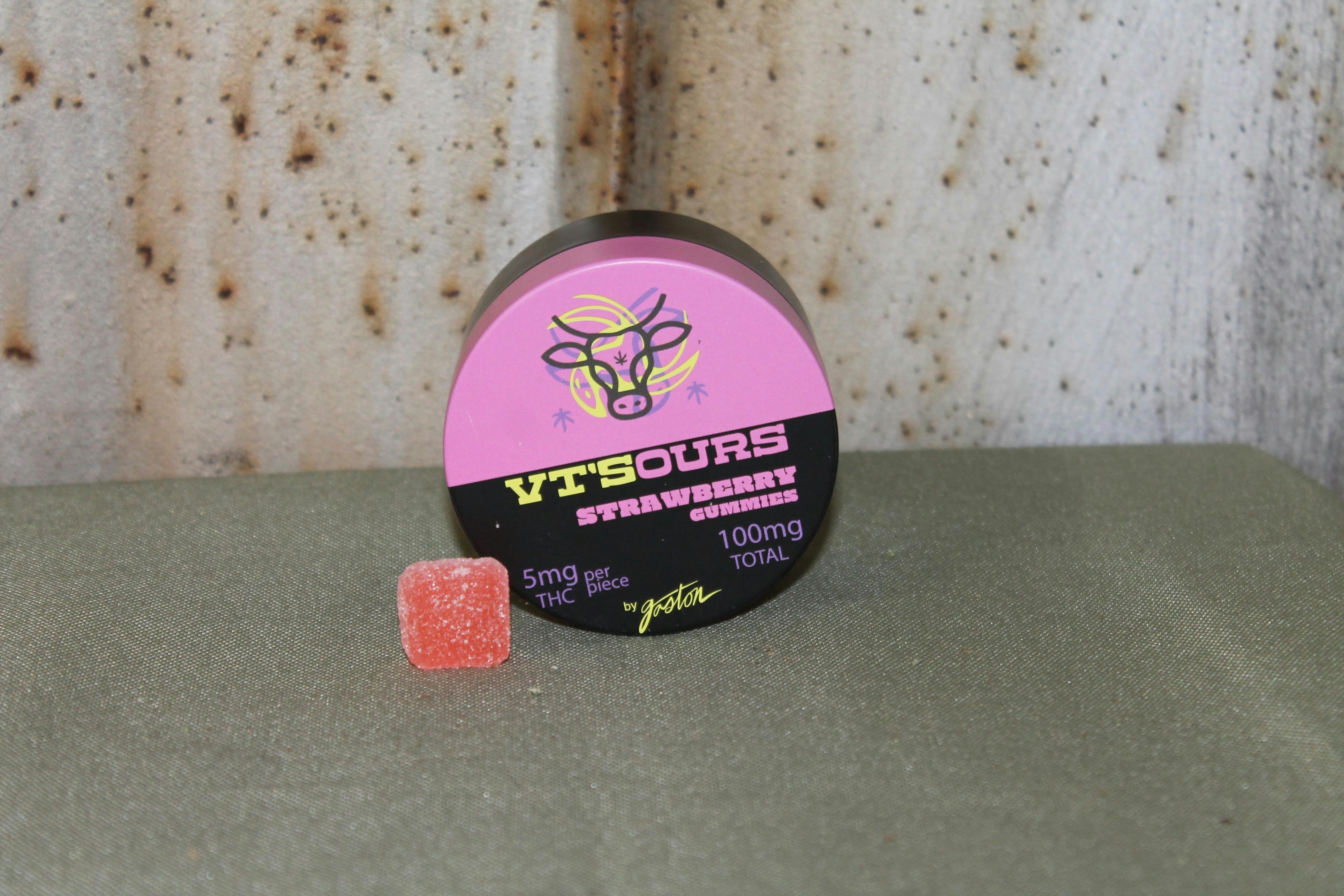 Gaston I Sour Strawberry Gummies at Northeast Kannabis