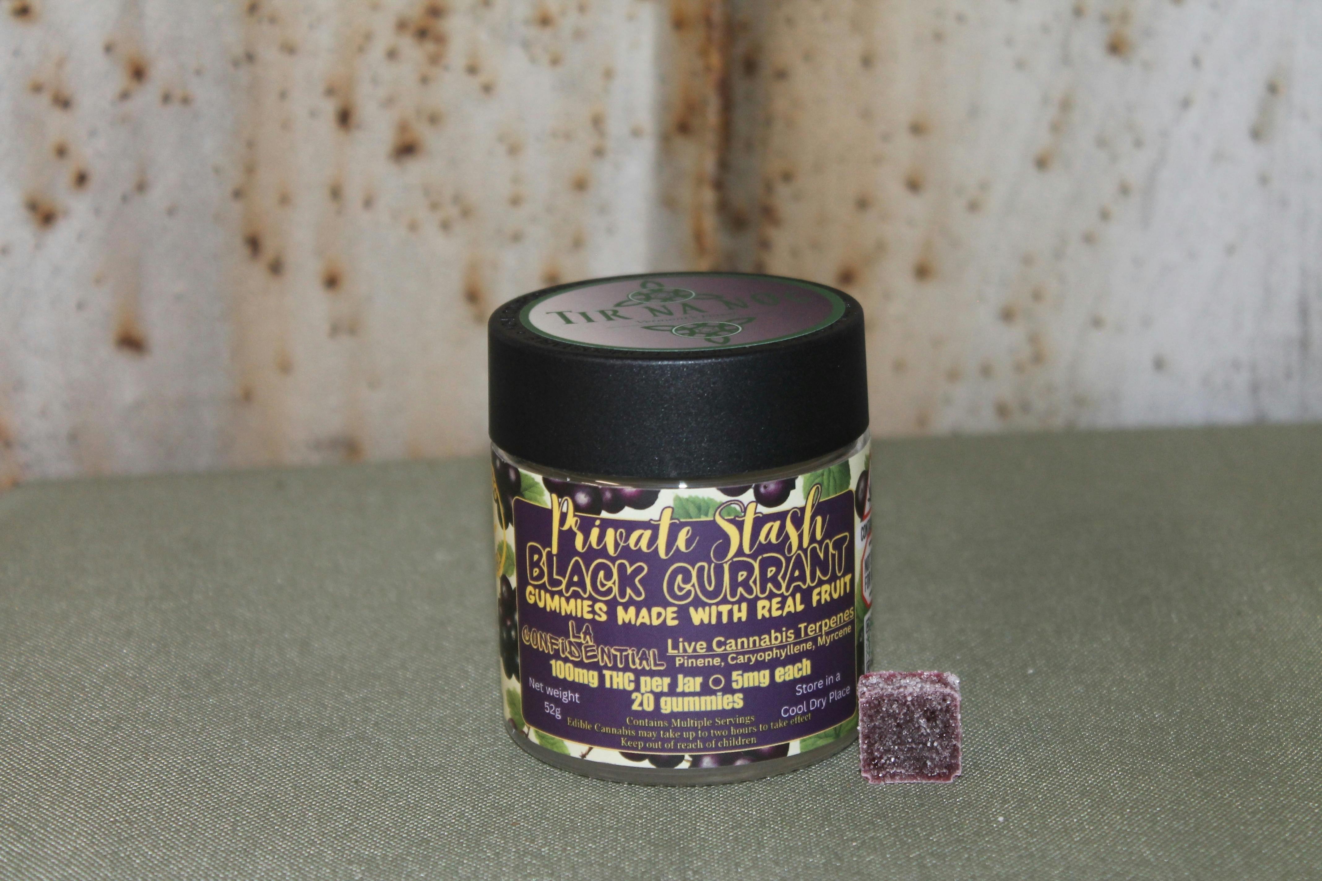 Tir Na Nog I Black Currant Gummies (LA Confidential Strain) at Northeast Kannabis