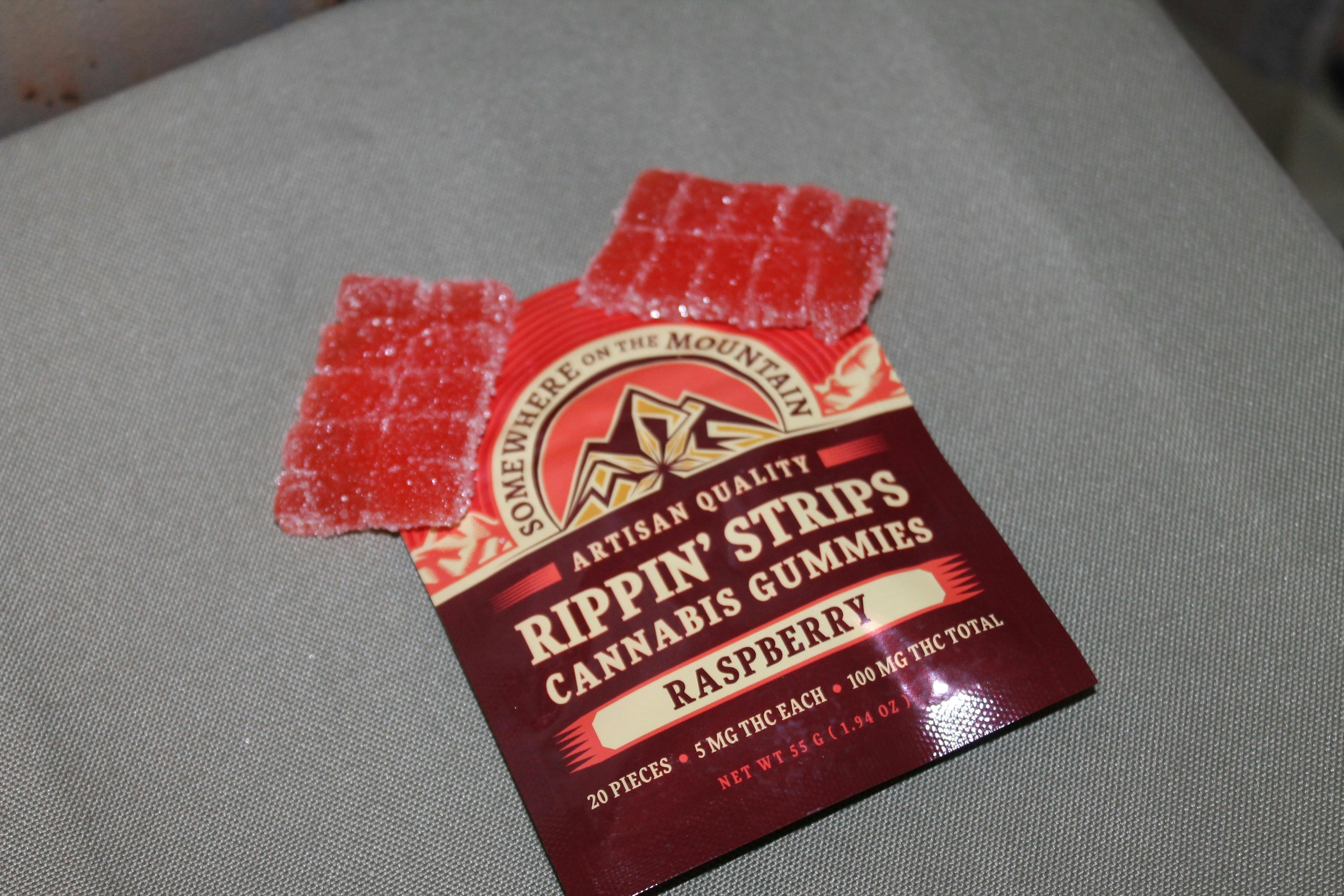 SOTM I Raspberry Rippin Strip Gummies at Northeast Kannabis