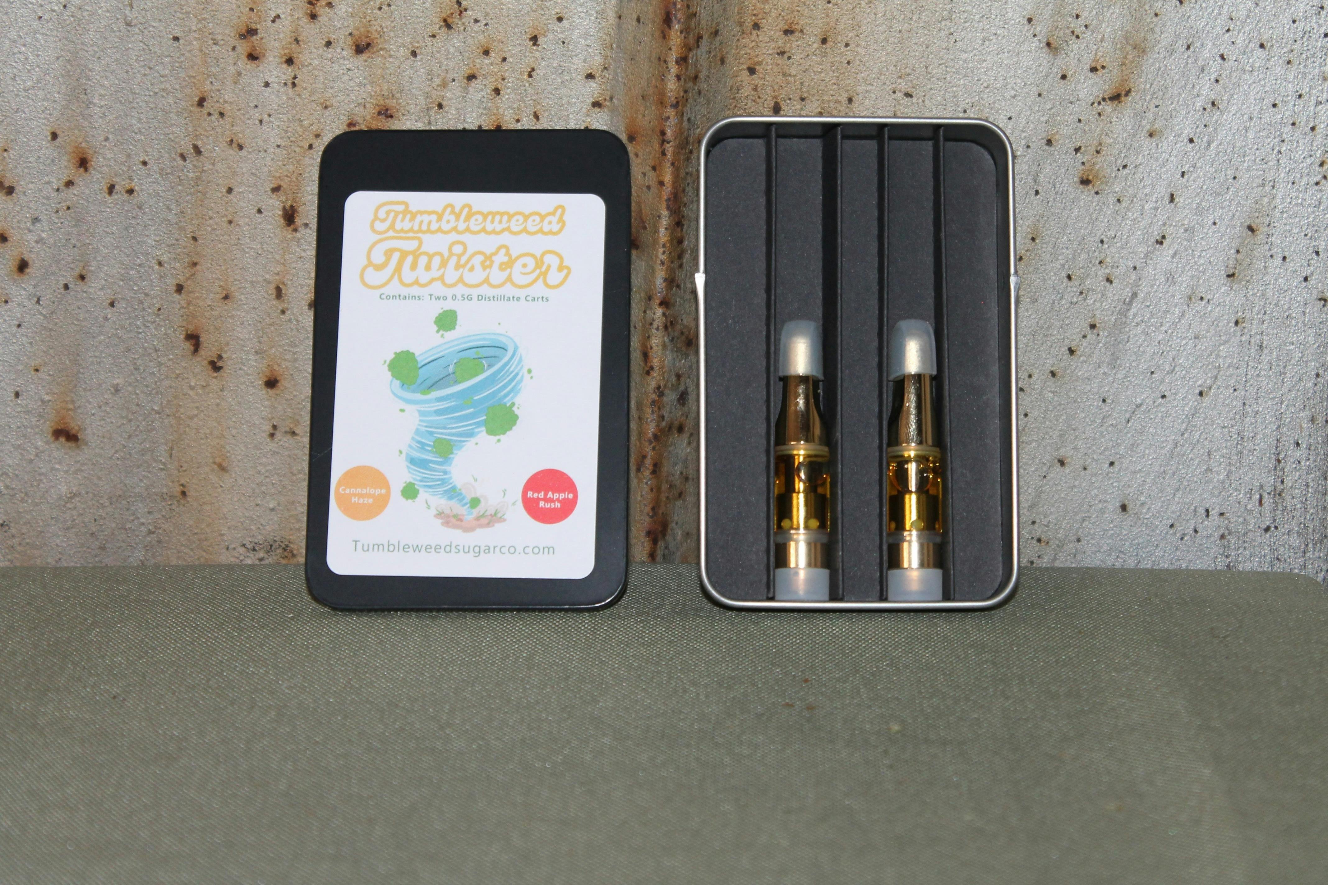 Uncle Larry's Twister Pack I Cannalope Haze + Red Apple Rush | 2, 1g Carts at Northeast Kannabis