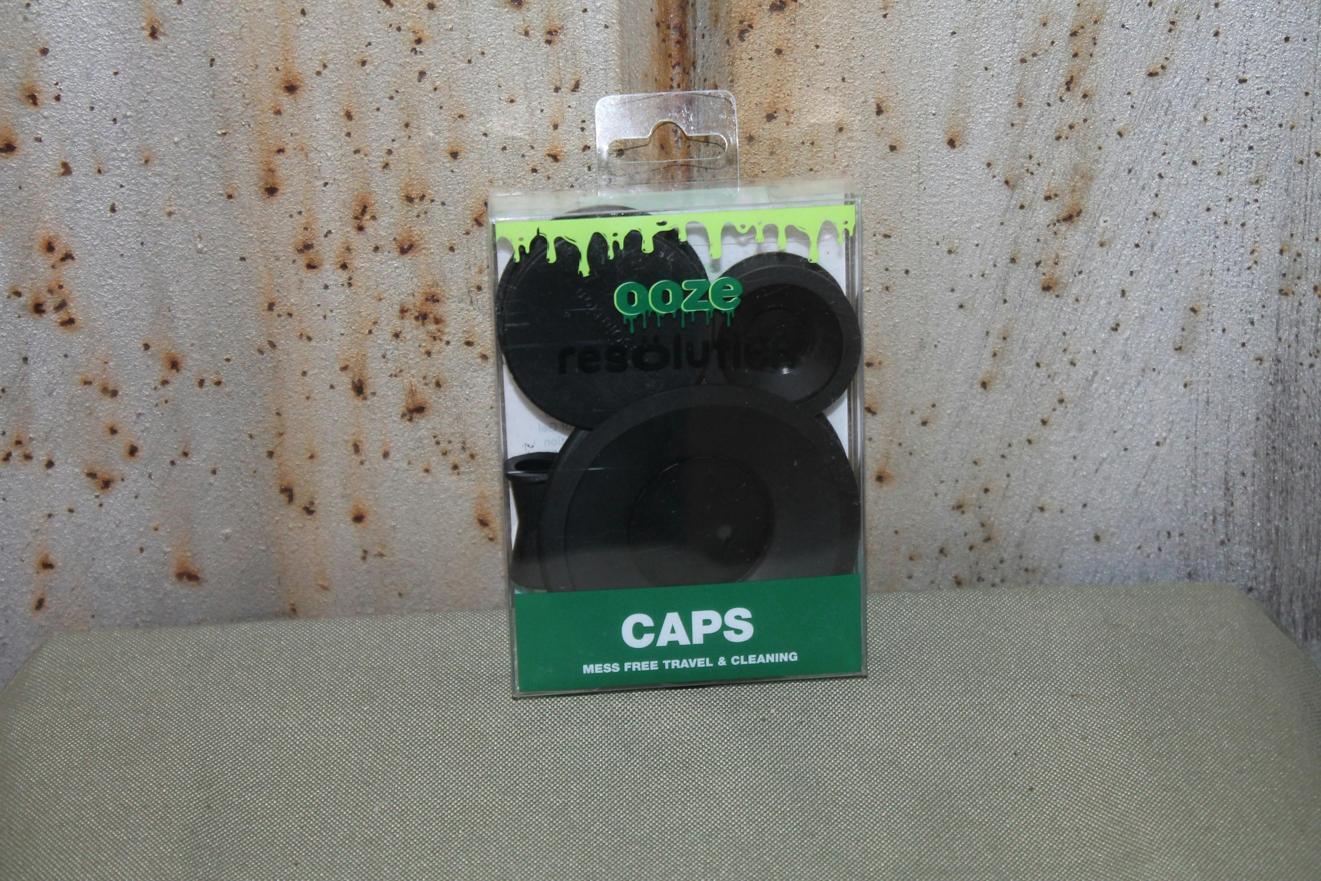 Cannatron | Ooze Cleaning/Travel Caps (Black)