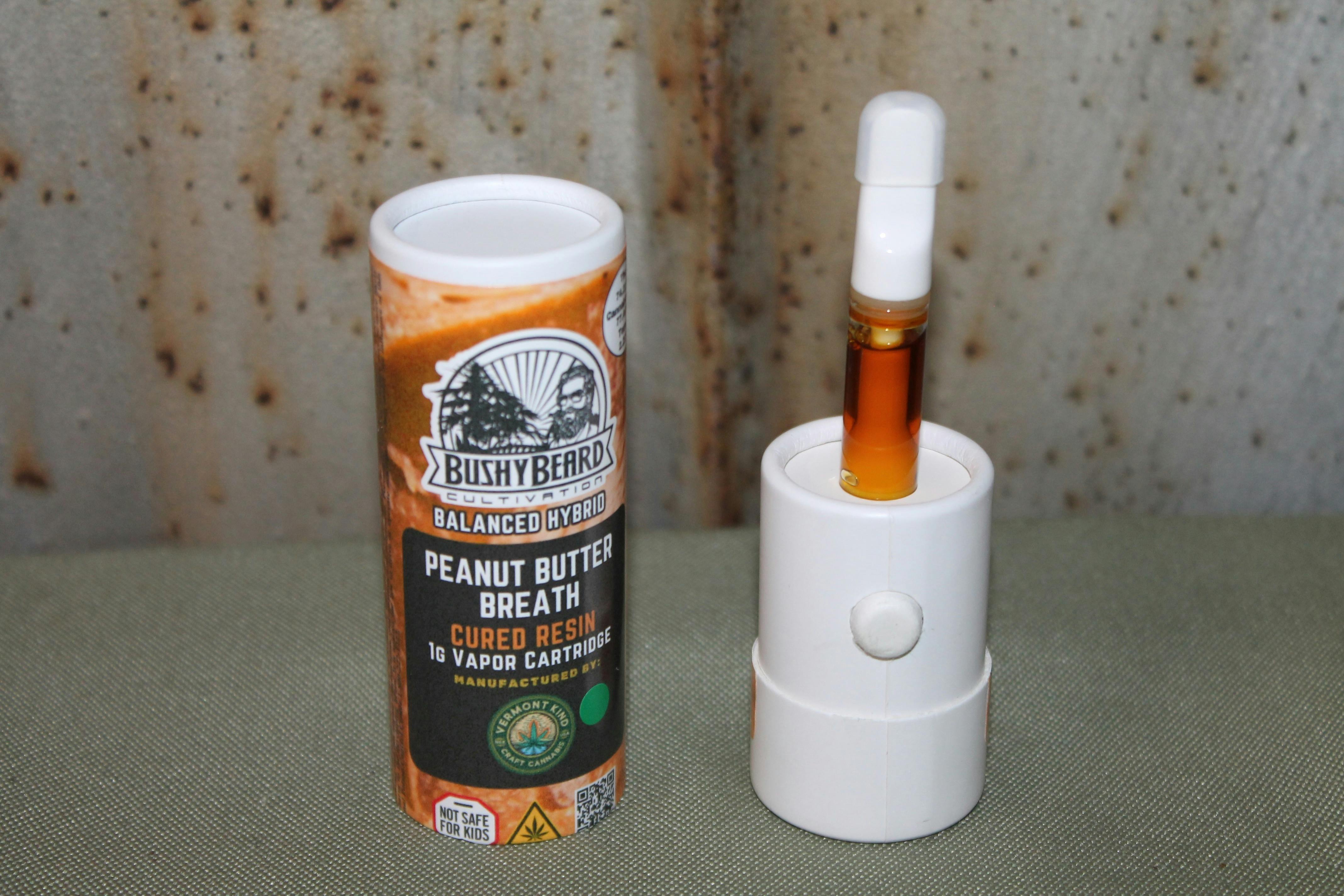 Bushy Beard I Peanut Butter Breath I 1g Resin Cart at Northeast Kannabis